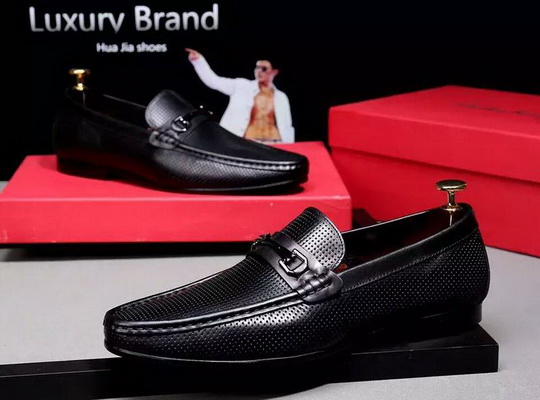 Salvatore Ferragamo Business Men Shoes--075